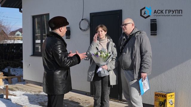 отзыв о строительстве дома с АСК Групп, проект "Лондон" 83м2 смотреть онлайн