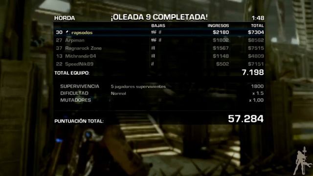 Gears of War 3 - Horda Oleada 1 a 10 HD Parte 2 смотреть онлайн