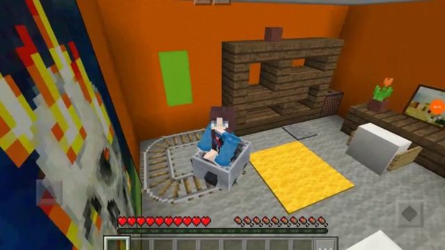 КАРТА МАЙНКРАФТ ПОИСК КНОПКИ ЗАСТРЯЛА В КОМНАТЕ!!!| ПОЛЮШКА_НЯШКА_MINECRAFT смотреть онлайн
