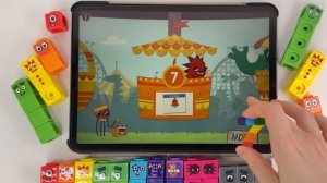 Numberblocks 1 to 100 Cubes Set Count Simply Math - Learn Count To Big Numbers  Rainbow Colors