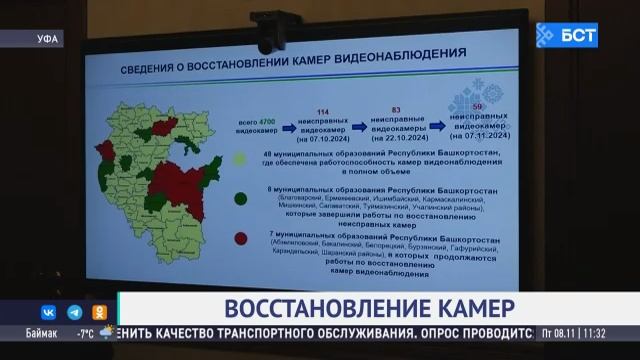 Власти Башкирии обсудили восстановление камер комплекса «Безопасный город» смотреть онлайн