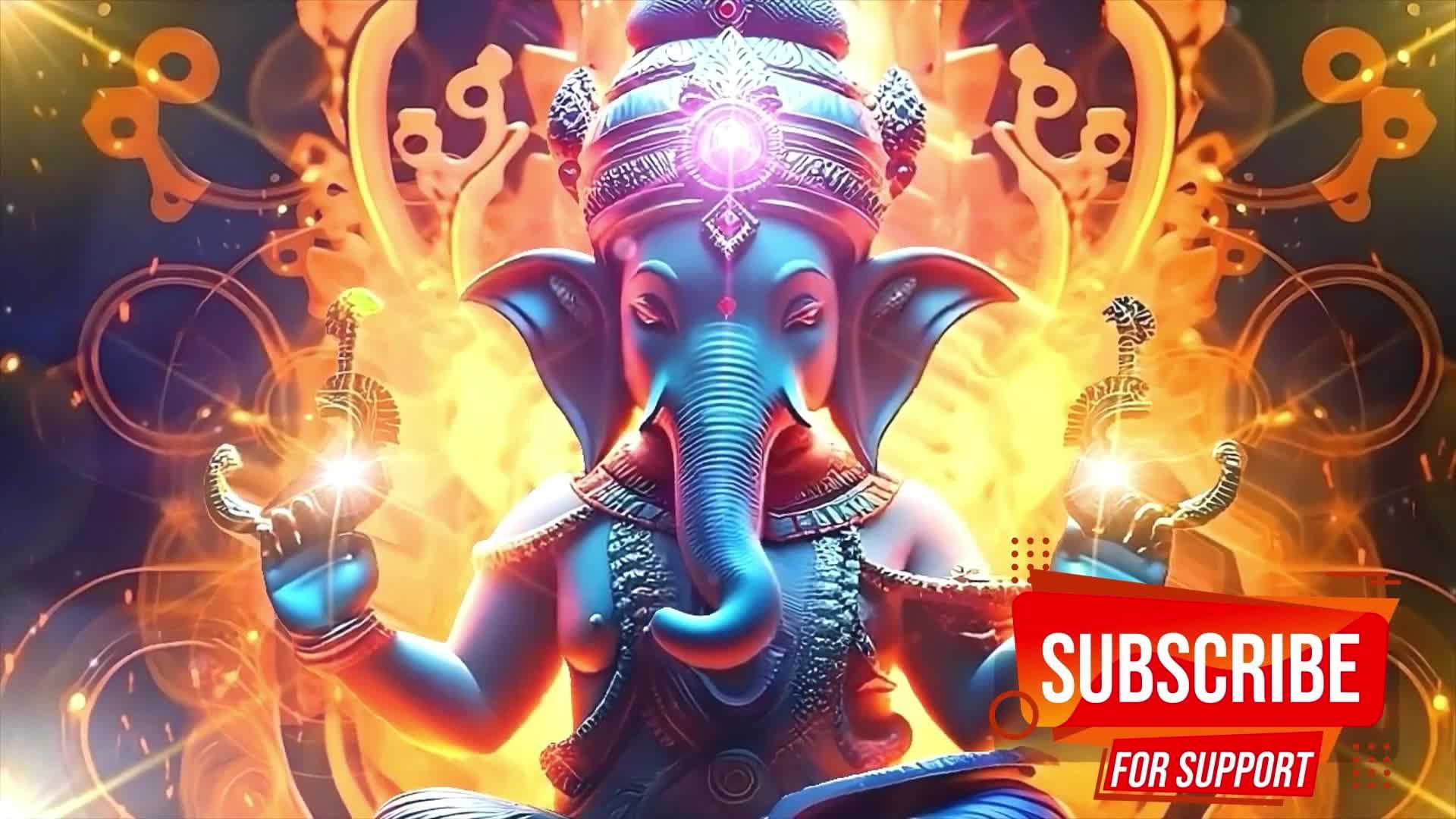 МОЩНАЯ МАНТРА ГАНЕШИ | Привлекает Большие Деньги и Благополучие | Музыка для медитации смотреть онлайн