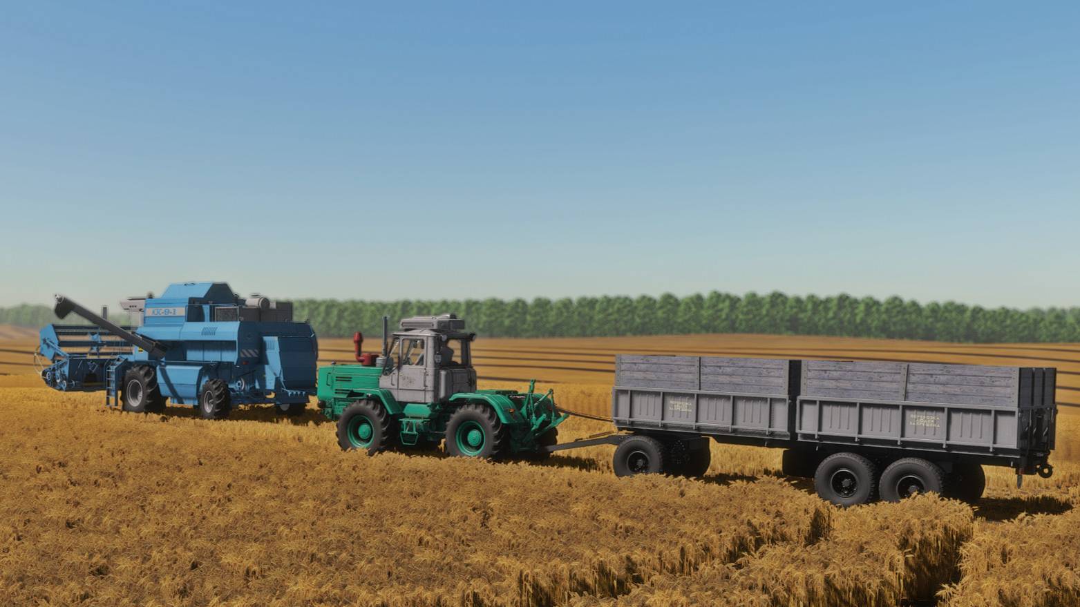 Farming Simulator 22 / Карта Кошмак/ Начало уборки урожая (ячмень) СЛАВУТИЧ, Т-150К, НИВА, Claas ч.1 смотреть онлайн