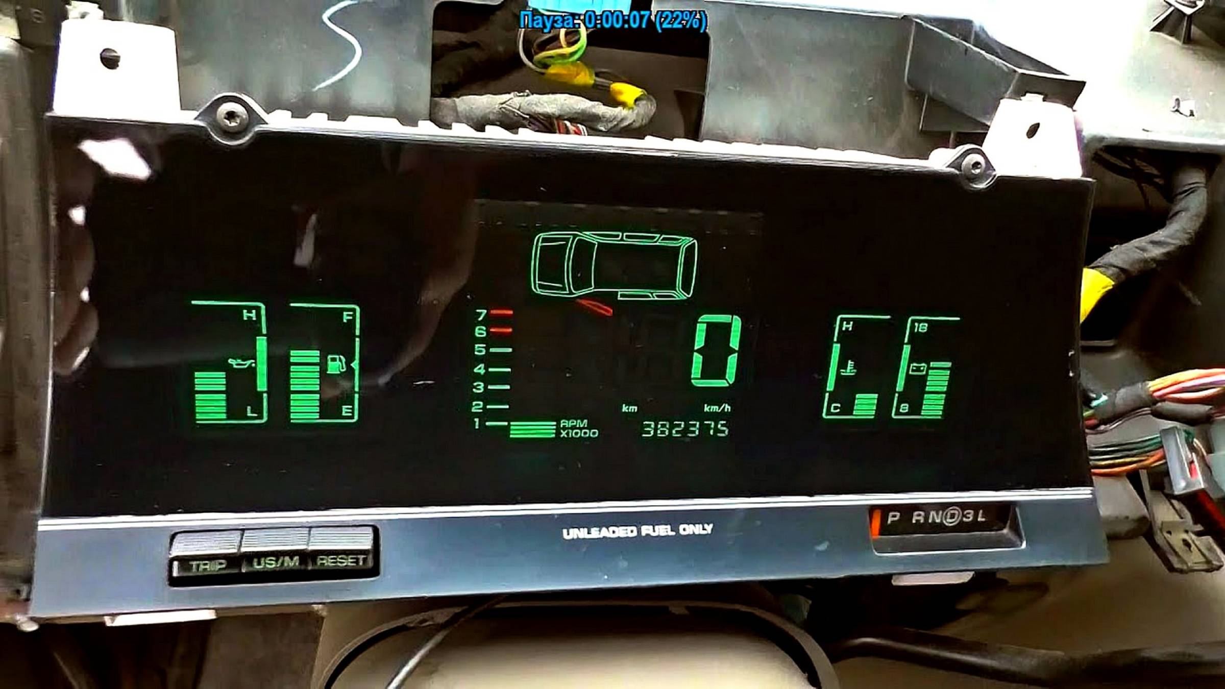 Замена приборки на цифровую, chrysler voyager. смотреть онлайн