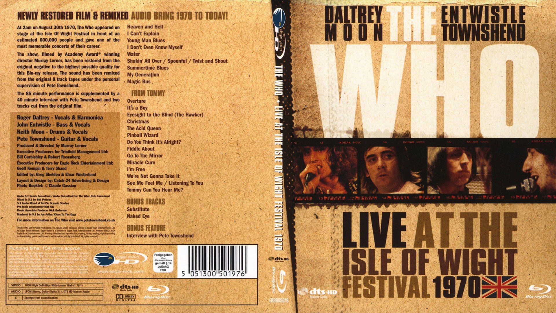 The Who - Live at the Isle of Wight Festival 1970 смотреть онлайн