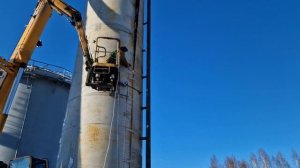 Подготовка к развороту рулона РВС