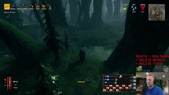 Fighting Bonemass on the "Quin69 Patch" l HC Valheim Gameplay - Quin69 Highlights #7 смотреть онлайн
