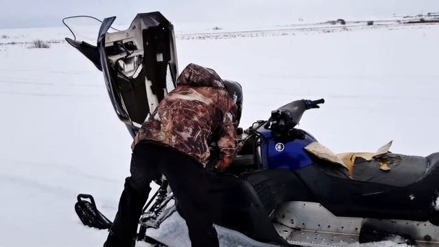 На снегоходе по бездорожью смотреть онлайн