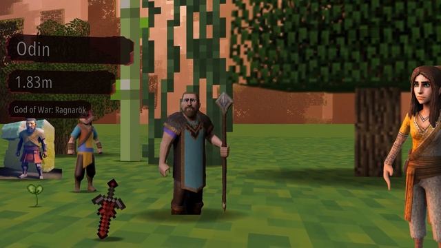 God of War: Ragnarök in Minecraft смотреть онлайн