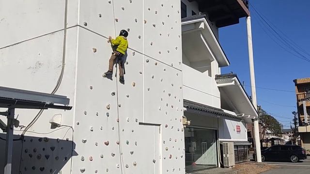 自宅の壁にボルタリングin栃木