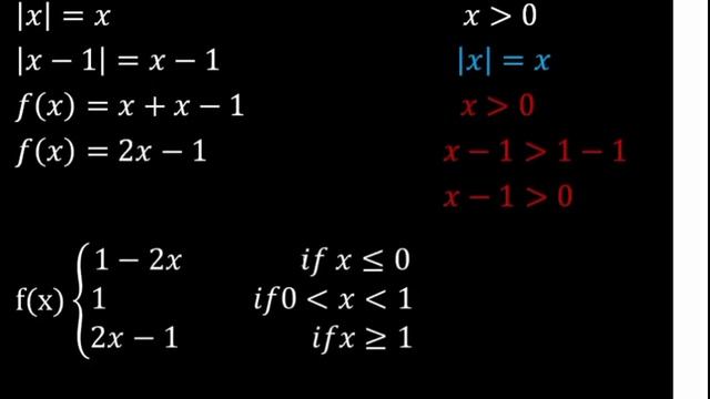 examine the continuous of f defined by f(x)=|x|+|x-1| at x=0,1 смотреть онлайн
