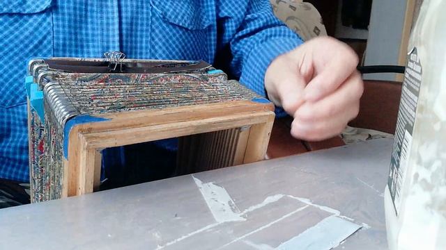 замена ледерина на мехе гармони