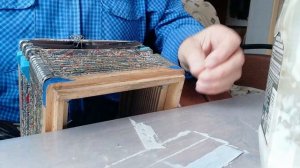 замена ледерина на мехе гармони