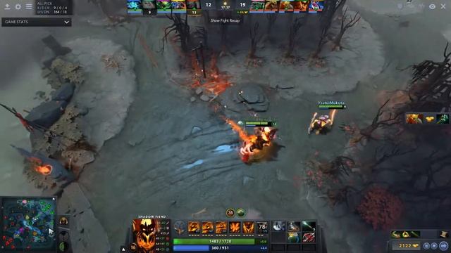 Dota 2 Shadow Fiend 7574 MMR 15/1/10 (Kills/Deaths/Assists) Ranked Full Gameplay смотреть онлайн