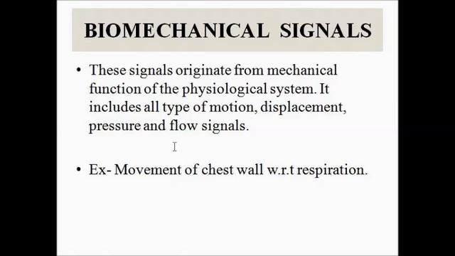 Sources Of Biomedical Signals | Biomedical Engineering