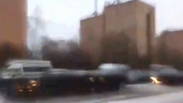 Огромная пробка на ул. Генерала Попова в Калуге