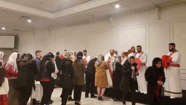 Assyrian Aramaic Christmas Eve Mass ✝ Mar Zaia Khoshaba ✝ December 24, 2018, Toronto, pt4 смотреть онлайн