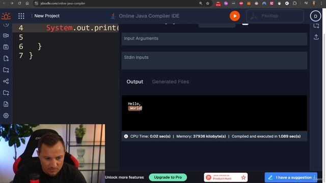 10 -print vs println - comments and escape sequences смотреть онлайн