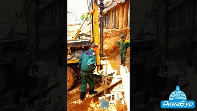Бурение скважины для осушения котлована под строительство смотреть онлайн
