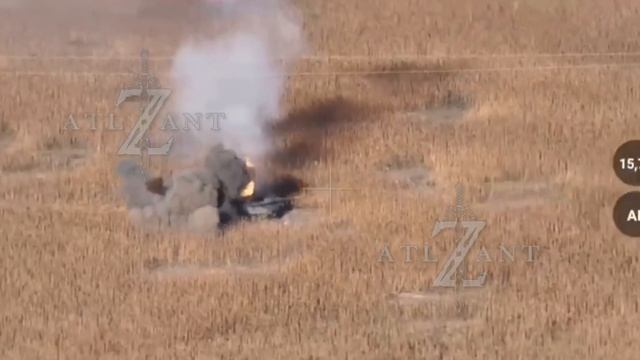 Уничтожения немецкого «Leopard 2» ВСУ в Курской области смотреть онлайн