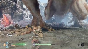 Кратос против дракона. God of War