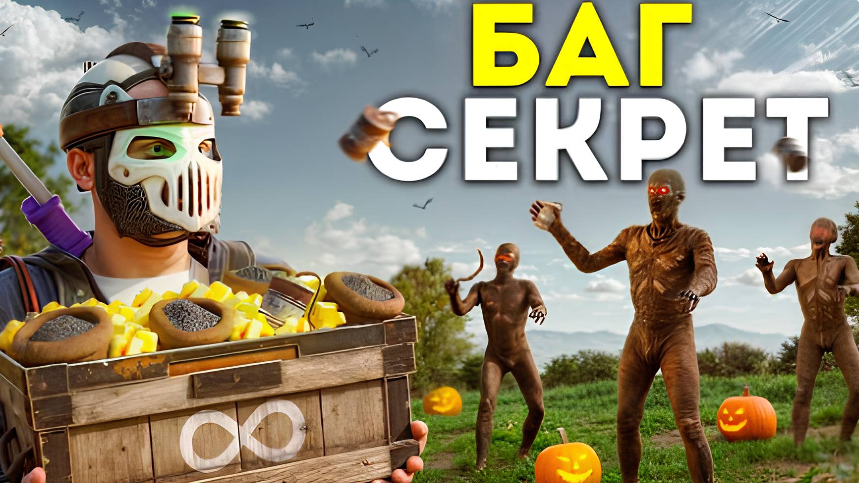 СЕКРЕТНЫЙ БАГ! ПОЛУЧАЮ БЕСКОНЕЧНЫЙ ПОРОХ и РЕЙЖУ ВСЕ КЛАНЫ в Rust Раст смотреть онлайн