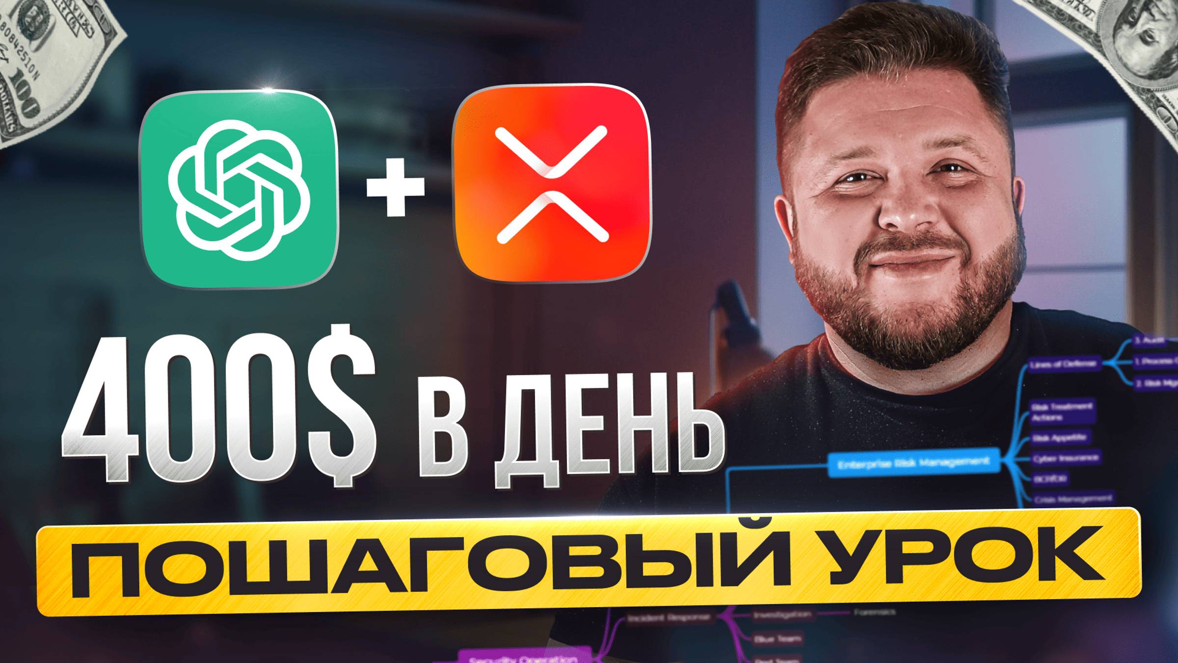 Как заработать + 40 000 р на связке MARQUIZ + НЕЙРОСЕТИ | Chat GPT | DALL-E3 смотреть онлайн