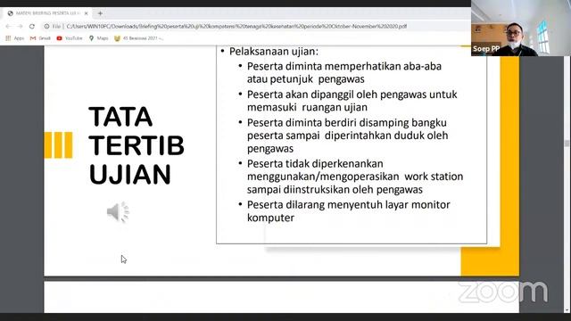 Briefing UKOM Bidang kesehatan Periode Oktober-November 2020 Bab II смотреть онлайн