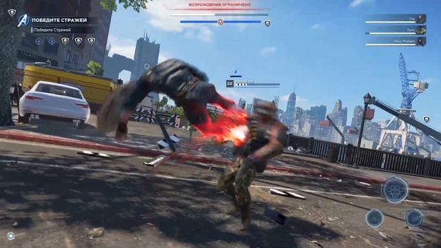 мстители марвел прохождение часть 16 линкор