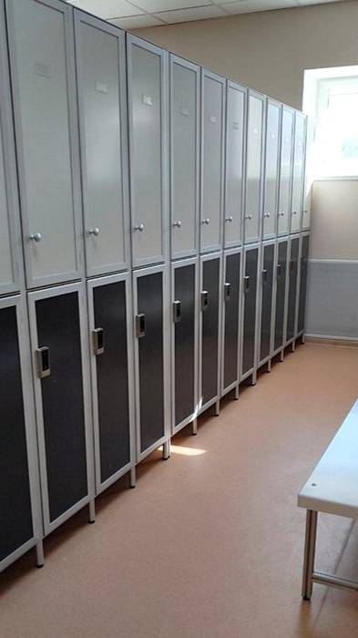 НПФ «Материа Медика Холдинг» | Шкафы «AquaLocker» в раздевалках фармацевтического производства смотреть онлайн