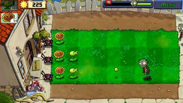 Plants vs. Zombies FREE прохождение 2 раунд смотреть онлайн