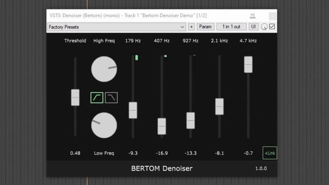 Bertom Denoiser v1 - Free noise reduction plugin [OLD VERSION] смотреть онлайн