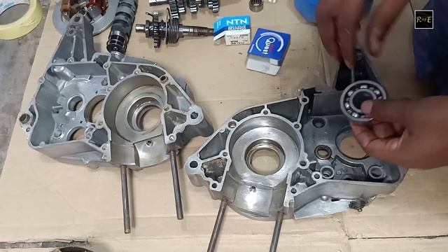 Yamaha RX125 Engine full Restoration смотреть онлайн