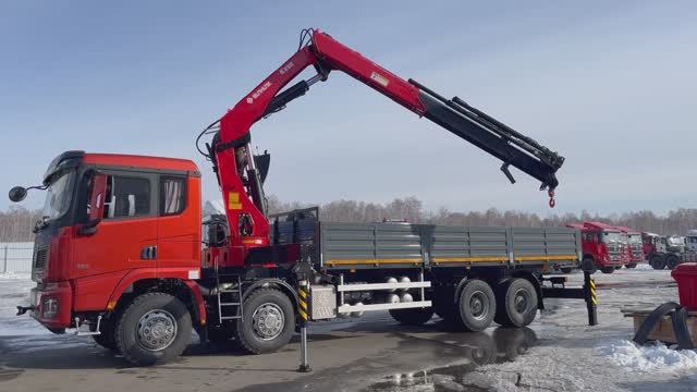 Бортовой Shасmаn SX331863366 8х4 с КМУ Sunhunk K 238 от «ЗАВОДА СПЕЦМАШ» смотреть онлайн