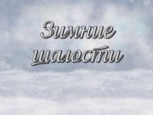 Зимние шалости