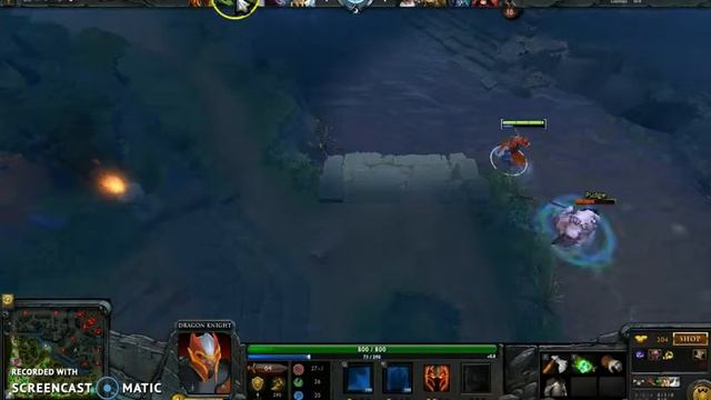 How to Play Dota 2 - Dragon Knight part #1 Level 1 - 6 смотреть онлайн