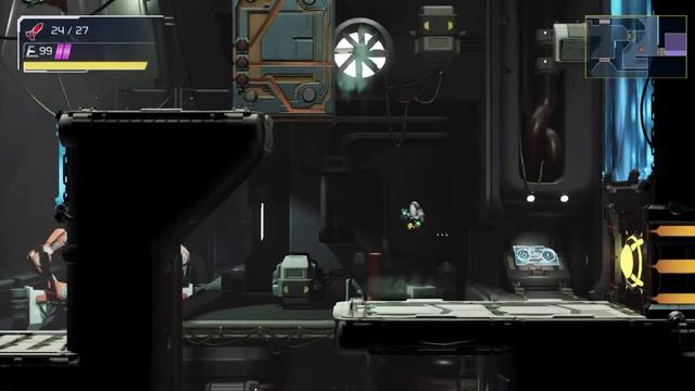 Metroid Dread - Dairon: Defeat Autsniper and Dropter To Reach Recharge and Save Station Gameplay смотреть онлайн