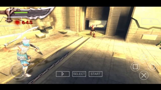 psp emulator gameplay God of War Chains of Olympus смотреть онлайн