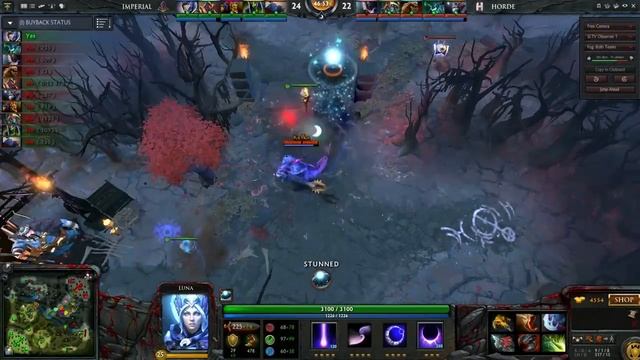 AMAZING LUNA TURNAMENT DOTA 2 ( THE IMPERIAL VS HORDE) смотреть онлайн