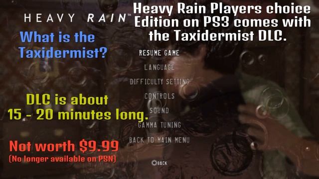 Heavy Rain Taxidermist Explanation смотреть онлайн