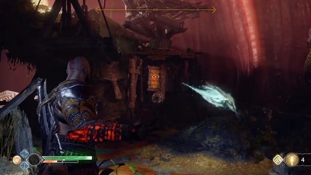 God of War Find Mimir's Eye in Giant Serpent Jormungandr Belly смотреть онлайн