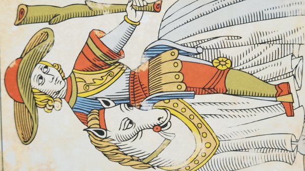 Рыцарь жезлов. Сочетания.