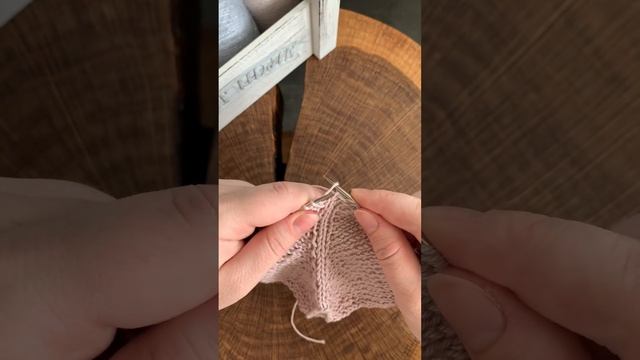 Идеальная регланная линия #knitting #knitlove смотреть онлайн