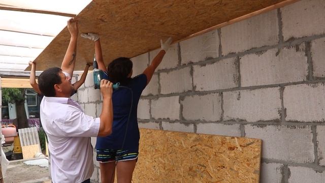 КРЫША ДЛЯ БАНИ ОДНОСКАТНАЯ. БАНЯ СВОИМИ РУКАМИ. смотреть онлайн