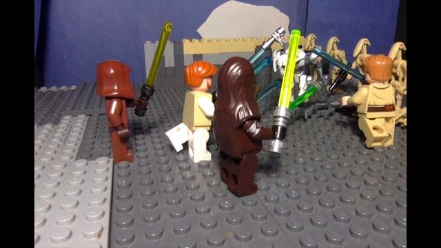 5 Jedi VS General Grievous LEGO Star Wars Stopmotion смотреть онлайн