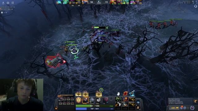 Сильный керри, которого пикают только задроты?! Dota 2 broodmather easy line смотреть онлайн