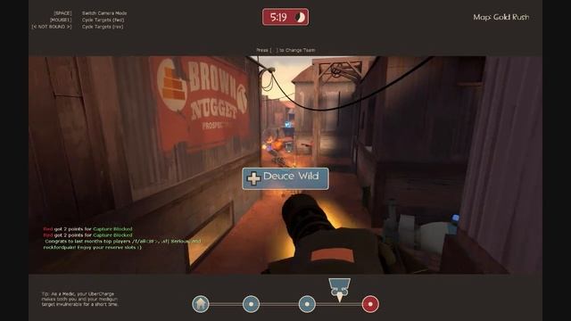 DeuceWild NoSpread Hacks on Team Fortress 2 смотреть онлайн