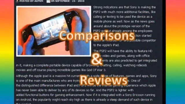 Sony PSP II Preview смотреть онлайн