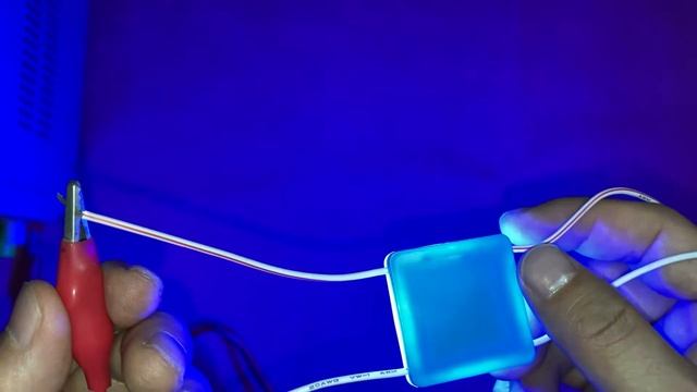 Square COB 12V LED Module Blue смотреть онлайн