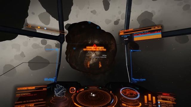 Elite: Dangerous - Beyond 3.3 Beta 2 - Asteroid goes BOOM !!! смотреть онлайн